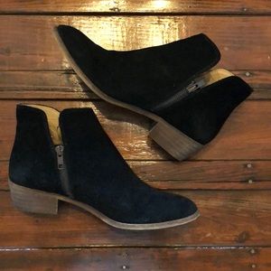 Black Splendid Suede Booties